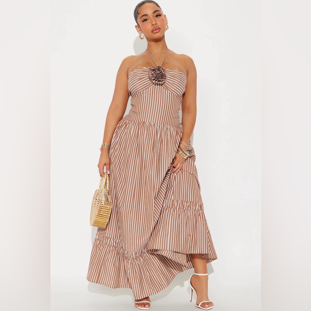 Striped Maxi Dress